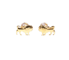 stud lion Earring