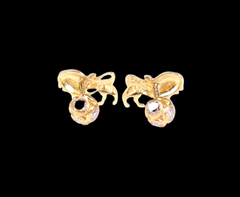 stud lion Earring