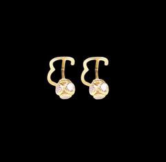 B(1) Letter earring