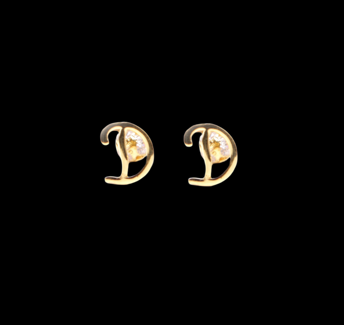 D(1) Letter earring