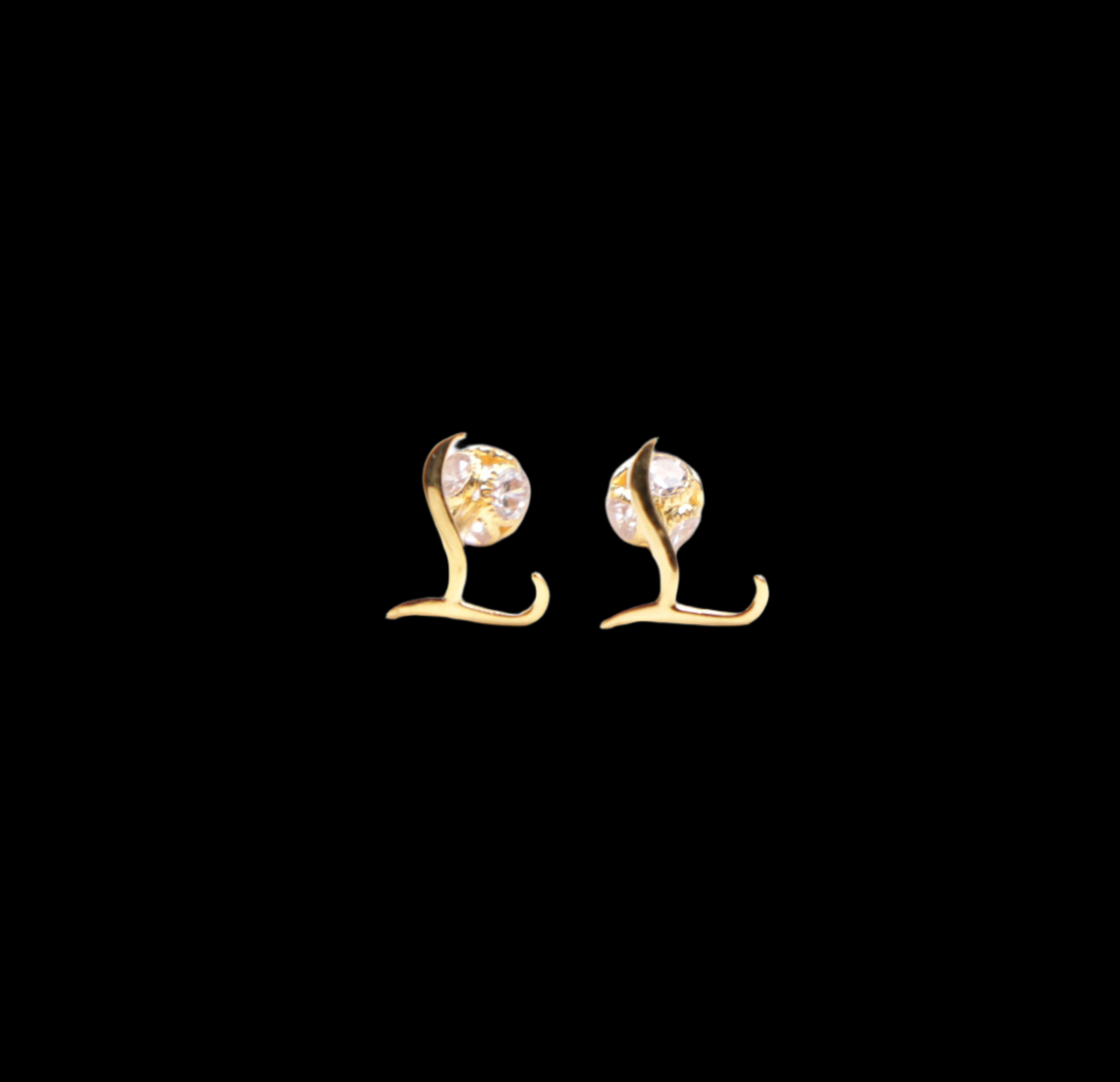 L(1) Letter earring