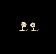 L(1) Letter earring