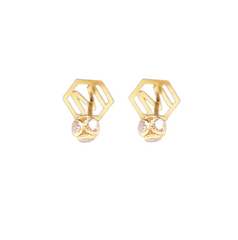M(1) Letter earring