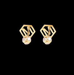 M(1) Letter earring