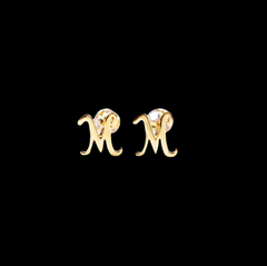 M(2) Word earring