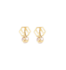 N(2) Letter earrings