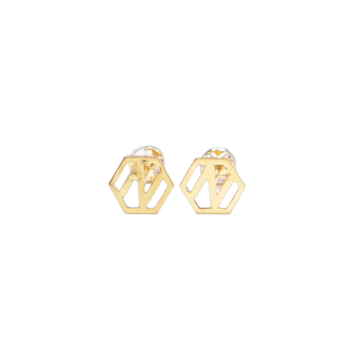 N(2) Letter earrings