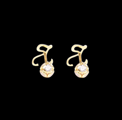 R(!) Letter earring